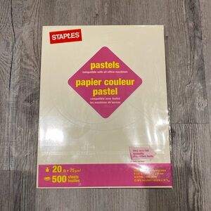 Staples Pastels 20lb 500 Sheets